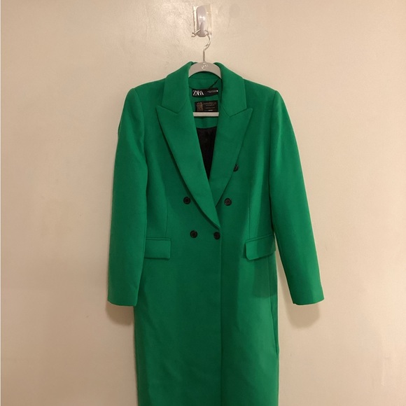 ZARA Double Breasted Wool Premium Coat - Picture 6 of 16